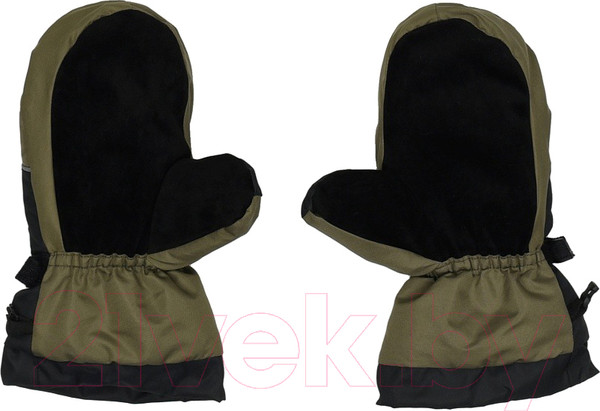 Изображение товара Варежки для охоты и рыбалки Huntsman Siberia тк Breathable (хаки/черный)