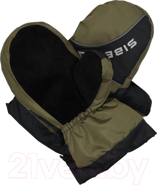 Изображение товара Варежки для охоты и рыбалки Huntsman Siberia тк Breathable (хаки/черный)