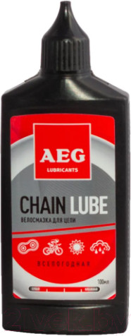 Изображение товара Смазка для велосипедной цепи AEG Powertools Всепогодная (100мл)