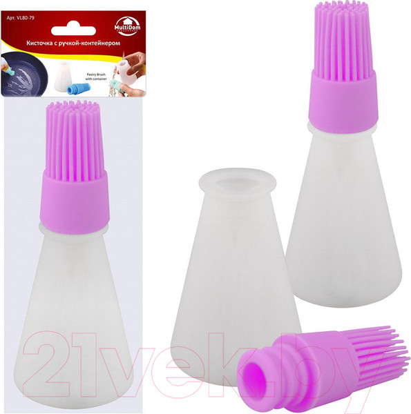 Изображение товара Кисточка-дозатор для выпечки Мультидом VL80-79
