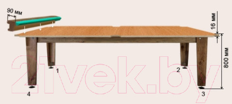 Изображение товара Бильярдный стол РуптуР Мастер / 258.00.06