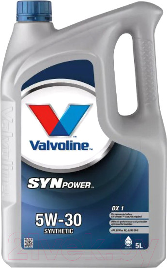 Изображение товара Моторное масло Valvoline SynPower DX1 5W30 / 885853 (5л)