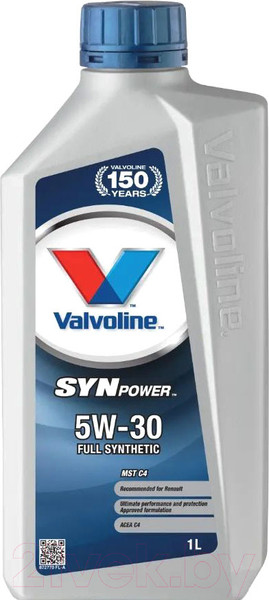 Изображение товара Моторное масло Valvoline SynPower MST C4 5W30 / 872770 (1л)
