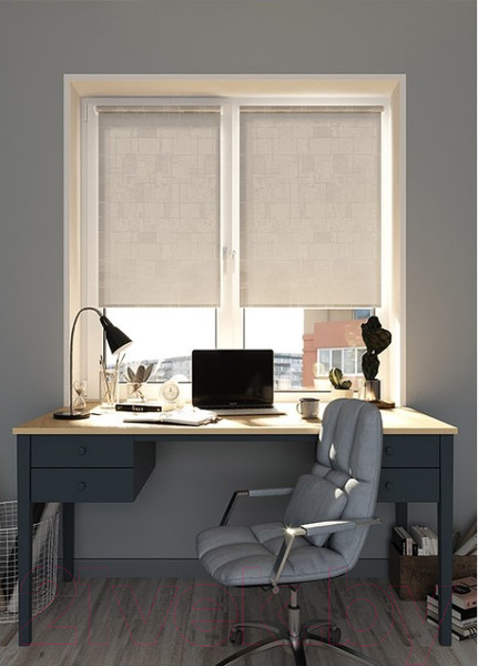 Изображение товара Рулонная штора LEGRAND Акцент 120x175 / 58 069 894 (стальной)