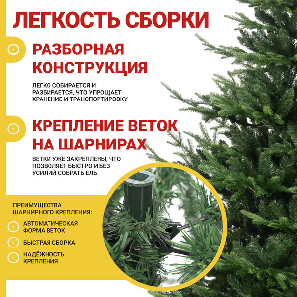 Изображение товара Ель искусственная Winter Time 245 / EB08-3423T