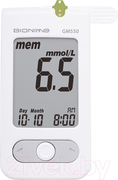 Изображение товара Глюкометр Bionime Rightest GM 550 (+25 тест-полосок GS550)