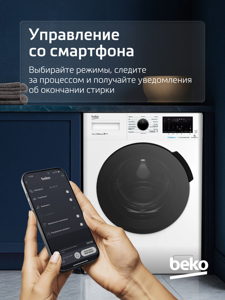 Изображение товара Стиральная машина Beko WSPE6H616W