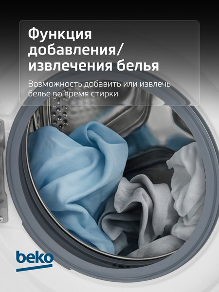 Изображение товара Стиральная машина Beko WSPE6H616W
