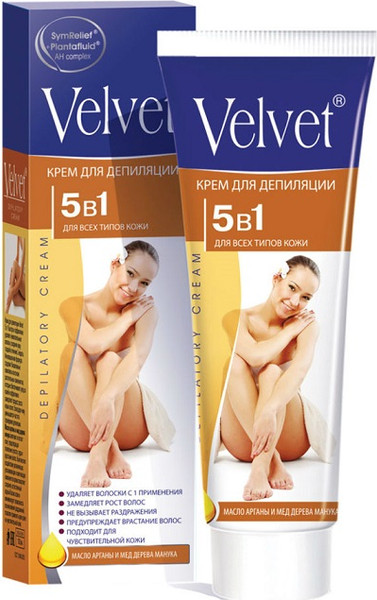 Изображение товара Крем для депиляции Velvet 5 в 1 (100мл)