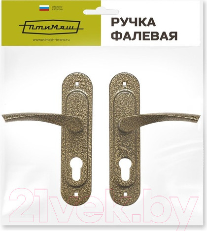 Изображение товара Ручка дверная Птимаш 0623 (бронза)