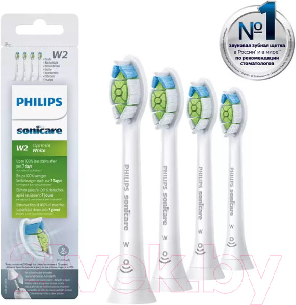 Изображение товара Набор насадок для зубной щетки Philips Optimal White HX6064/10