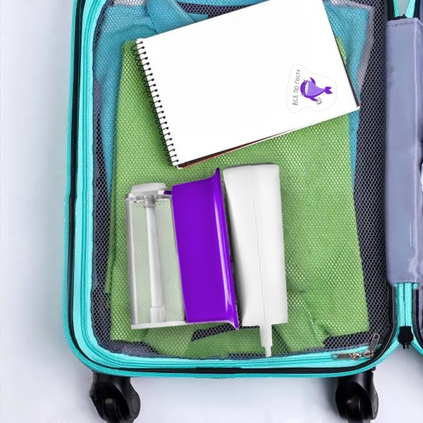 Изображение товара Отпариватель Kitfort KT-9101-1 (белый/фиолетовый)