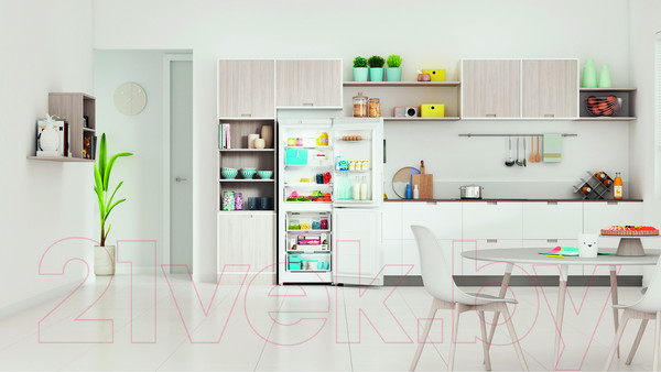 Изображение товара Холодильник с морозильником Indesit ITR 4160 W