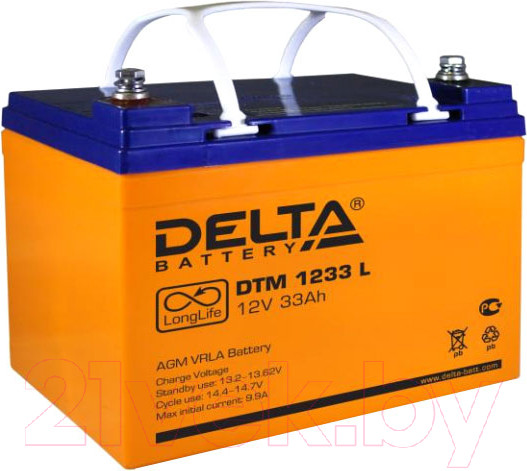 Изображение товара Аккумуляторная батарея DELTA DTM 1233 L
