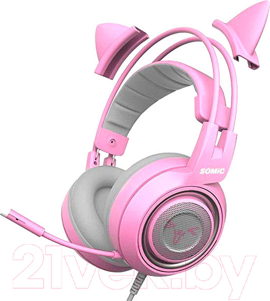 Изображение товара Наушники детские Somic G951S (розовый)