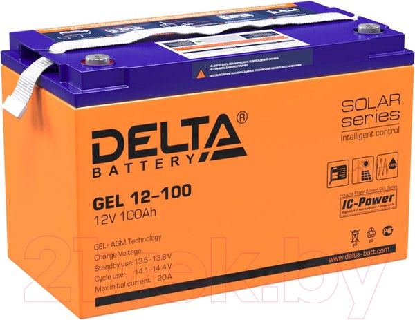 Изображение товара Аккумуляторная батарея DELTA GEL 12-100