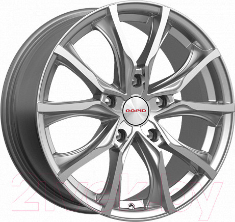 Изображение товара Литой диск K&K Твист (КС697M) 17x7.5" 5x115мм DIA 70.2мм ET 44мм Дарк платинум