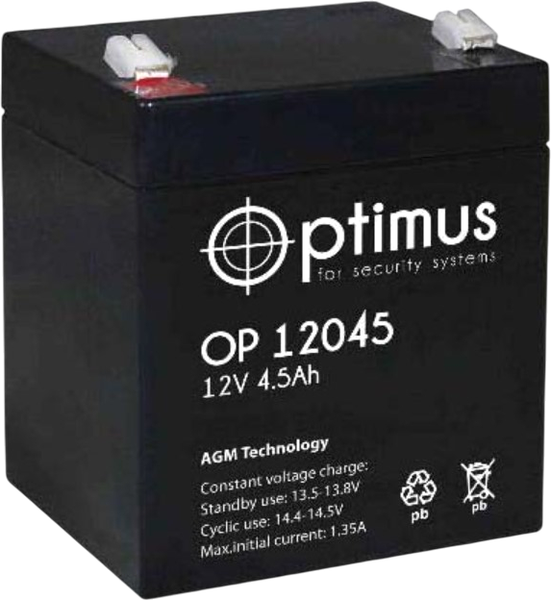 Изображение товара Аккумуляторная батарея Optimus OP 12045