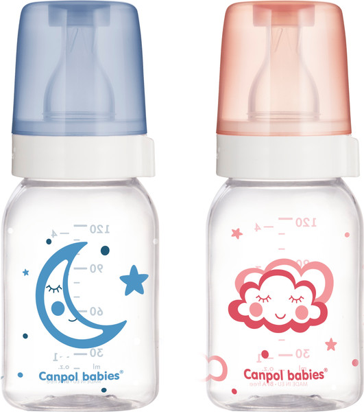 Изображение товара Бутылочка для кормления Canpol Луна / 42/102 (120мл, синий)