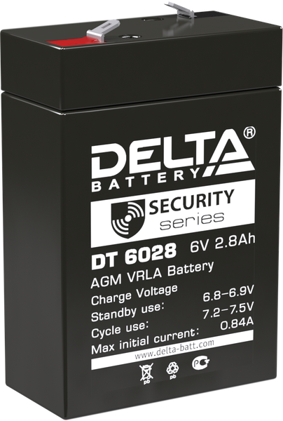 Изображение товара Аккумуляторная батарея DELTA DT 6028