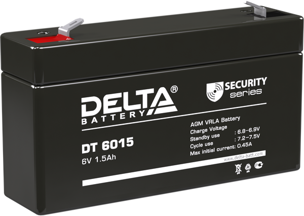 Изображение товара Аккумуляторная батарея DELTA DT 6015
