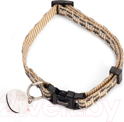 Изображение товара Ошейник Beeztees 730508 (нейлоновый, бежевый)