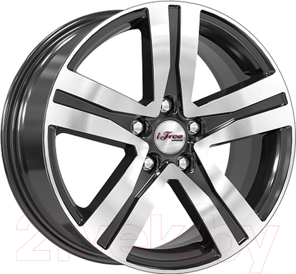 Изображение товара Литой диск iFree Rebel 17x7" 5x108мм DIA 67.1мм ET 45мм Блэк джек