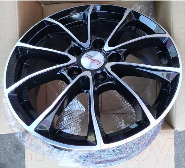 Изображение товара Литой диск iFree Джет 16x6.5" 5x112мм DIA 57.1мм ET 50мм Блэк джек