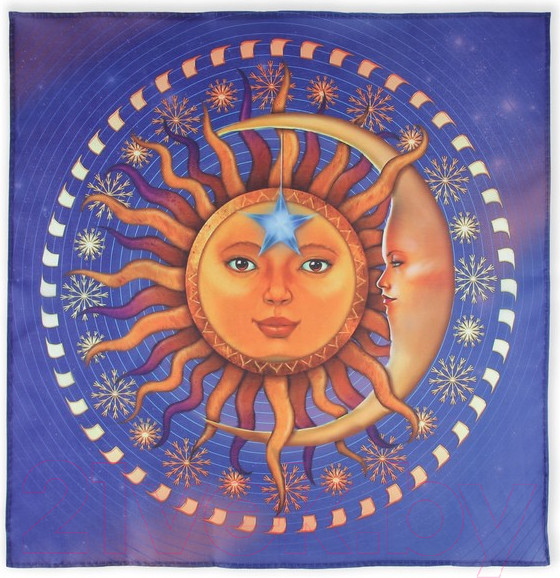 Изображение товара Гадальные карты Лас Играс Таро в мешке со скатертью Универсальные 1058324 (19х12,5 см)