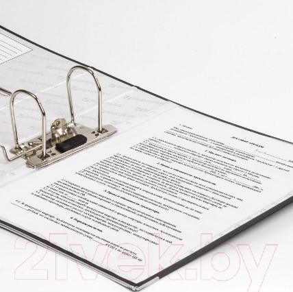 Изображение товара Папка-регистратор Brauberg 221395 (черный)