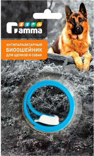 Изображение товара Ошейник от блох Gamma Для собак от внешних паразитов / 12302007