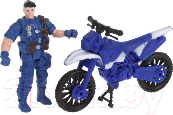 Изображение товара Мотоцикл игрушечный Играем вместе Солдатик с мотоциклом Полиция / 1904Y009-R