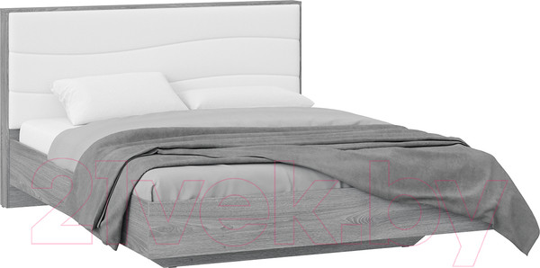 Изображение товара Каркас кровати ТриЯ Миранда Тип 1 160x200 (дуб гамильтон/белый глянец)