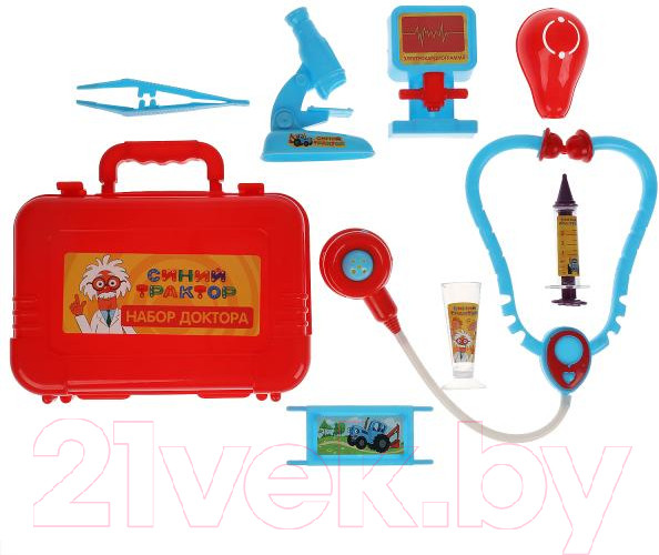 Изображение товара Набор доктора детский Играем вместе Синий трактор / A516-H40011-R
