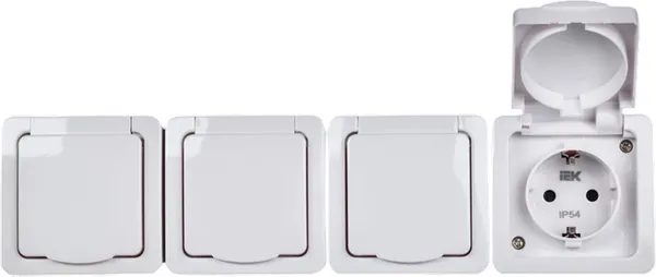 Изображение товара Розетка IEK Гермес Plus ERMP42-K01-16-54-EC