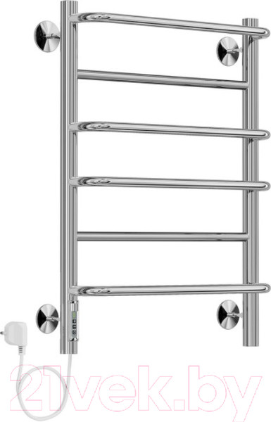 Изображение товара Полотенцесушитель электрический GRANULA Комби 50x60 6 перекладин D32 (терморегулятор с таймером слева)