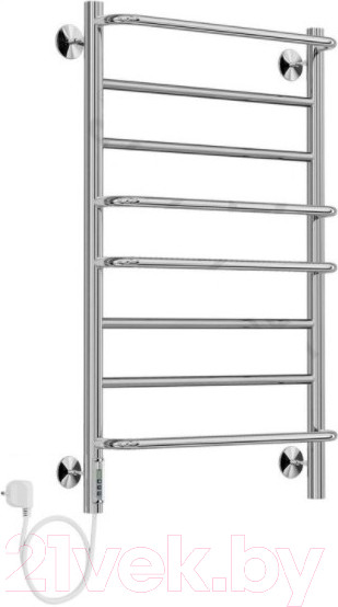 Изображение товара Полотенцесушитель электрический GRANULA Комби 8 перекладин 50x80 D32 (терморегулятор с таймером слева)