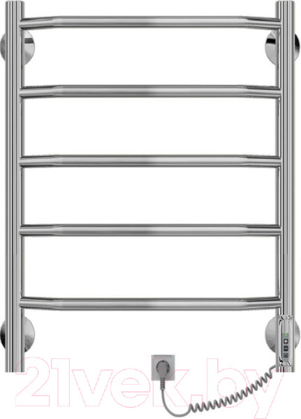Изображение товара Полотенцесушитель электрический GRANULA Трапеция 50x60 5 перекладин D32 (терморегулятор с таймером)