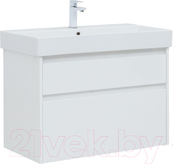 Изображение товара Тумба под умывальник Aquanet Nova Lite 85 / 249936 (с 2 ящиками)