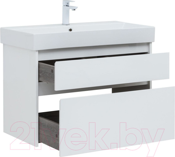 Изображение товара Тумба под умывальник Aquanet Nova Lite 85 / 249936 (с 2 ящиками)