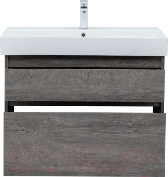 Изображение товара Тумба под умывальник Aquanet Nova Lite 85 / 249937 (с 2 ящиками)