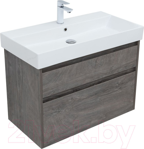 Изображение товара Тумба под умывальник Aquanet Nova Lite 85 / 249937 (с 2 ящиками)