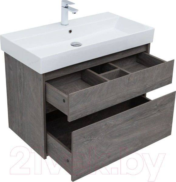 Изображение товара Тумба под умывальник Aquanet Nova Lite 85 / 249937 (с 2 ящиками)