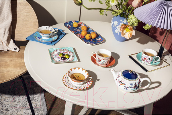 Изображение товара Чашка с блюдцем Wedgwood Wonderlust Сапфировый сад / 1057269