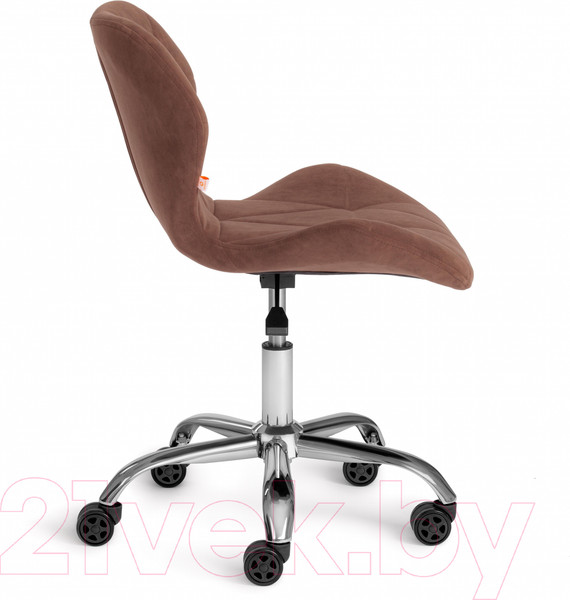 Изображение товара Кресло офисное Tetchair Selfi флок (коричневый)