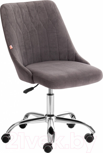 Изображение товара Кресло офисное Tetchair Swan флок (серый)