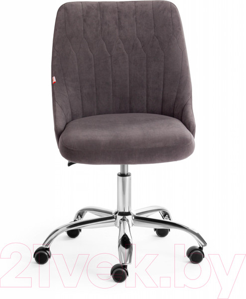 Изображение товара Кресло офисное Tetchair Swan флок (серый)
