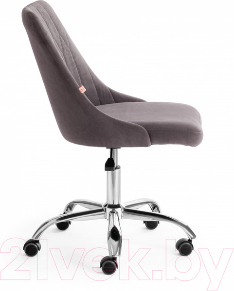 Изображение товара Кресло офисное Tetchair Swan флок (серый)
