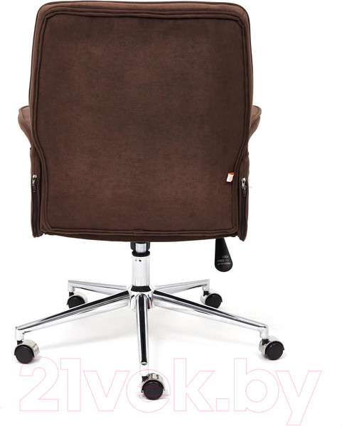 Изображение товара Кресло офисное Tetchair York флок (коричневый)