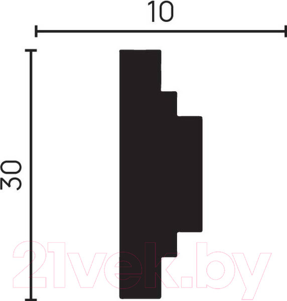 Изображение товара Молдинг Decor-Dizayn DD623 (30x10x2000)
